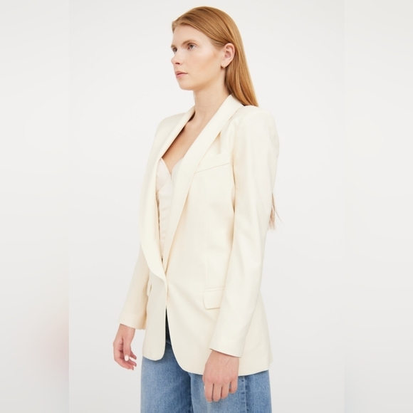 Smythe cream wool blazer size 6 VGUC (minor stains) - Picture 2 of 16